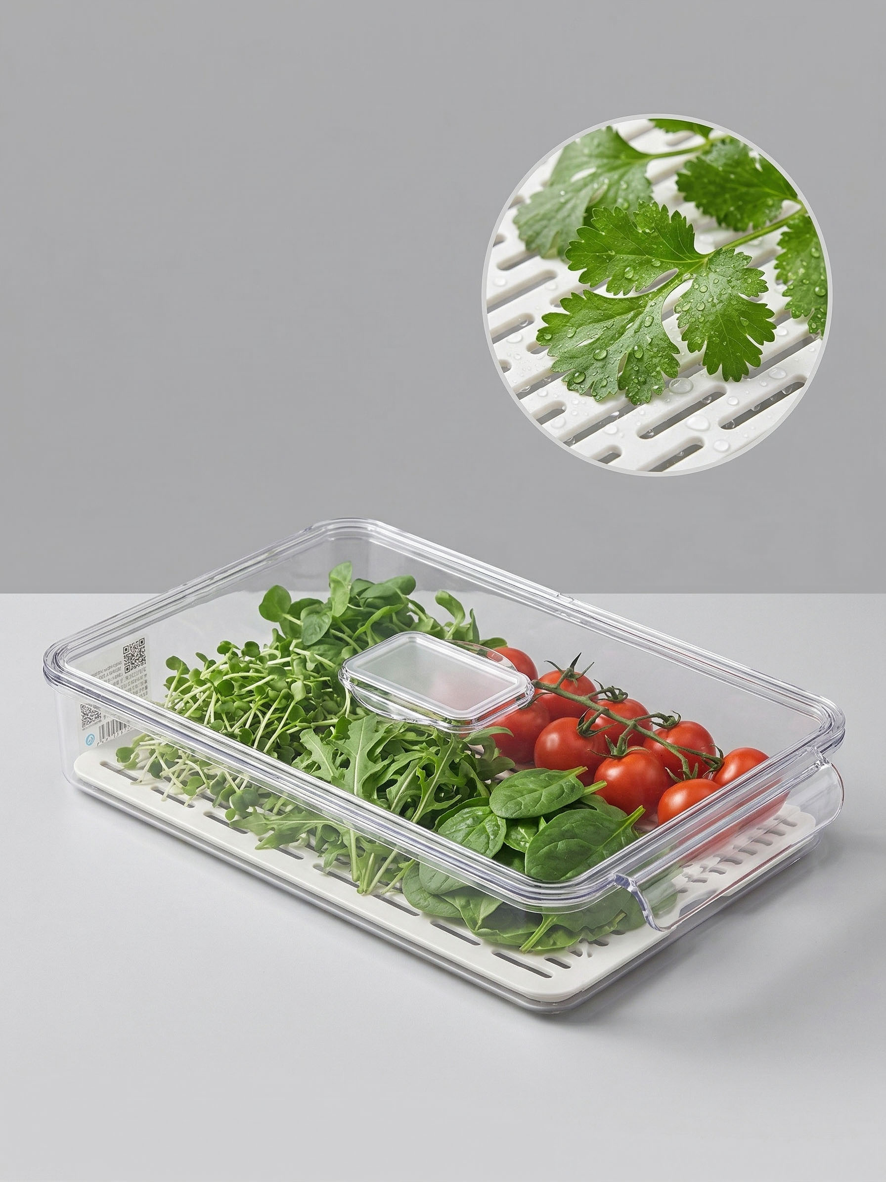 Контейнер-органайзер для холодильника (Дренажный) , модель X-RC1H