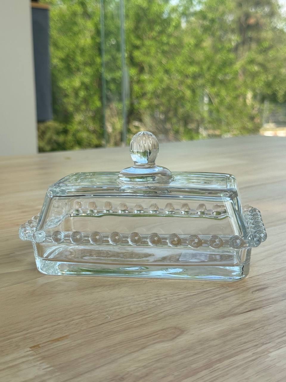 Стильный стеклянный контейнер для масла , модель GLB1