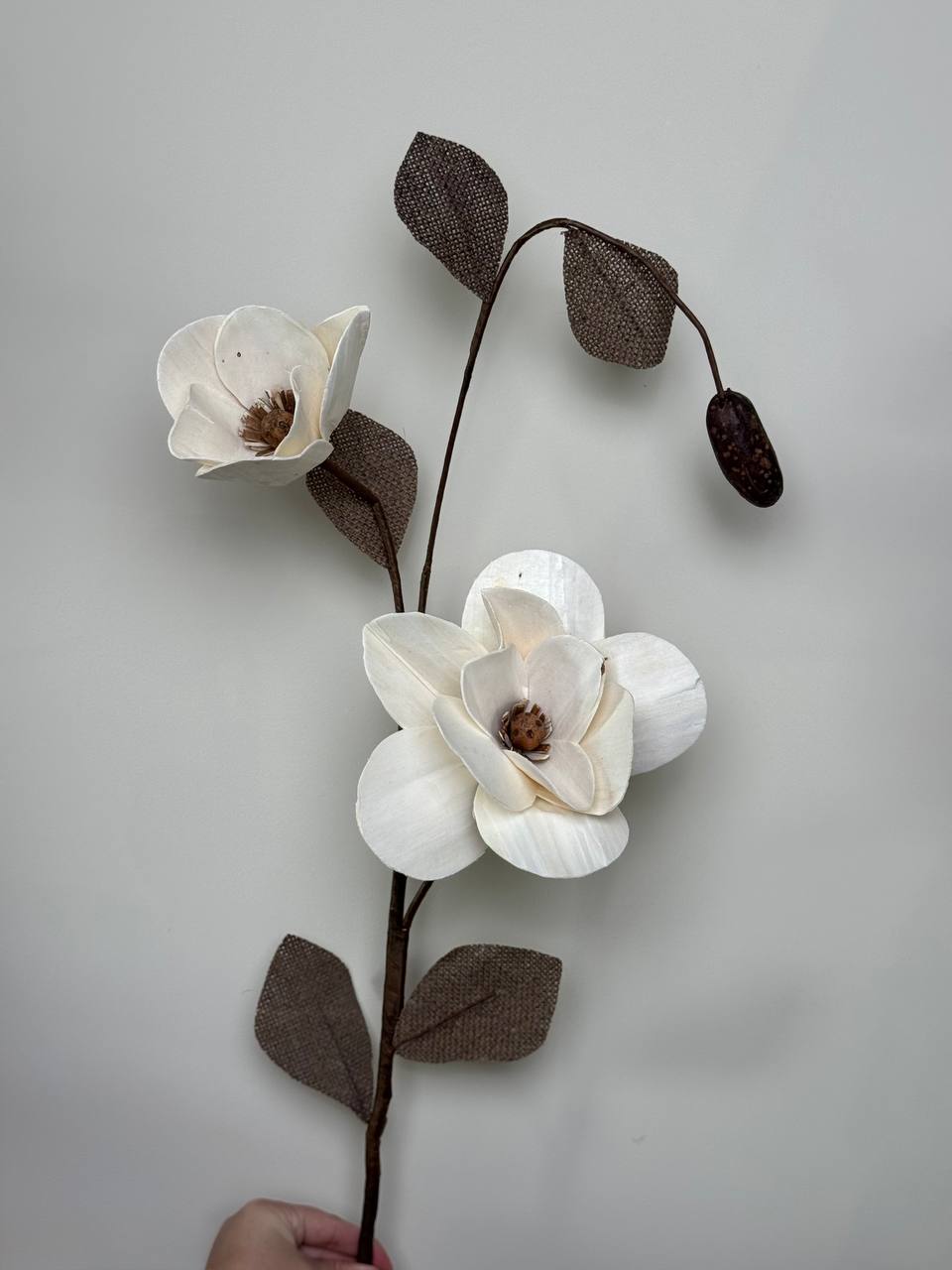 Большая Ветка с цветками Магнолии (100см) Magnolia X-FS6