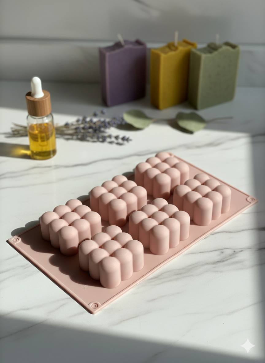 Силиконовая форма для творчества (для свеч, гипса, кулинарии и т.д.) «Bubble» X-KS45