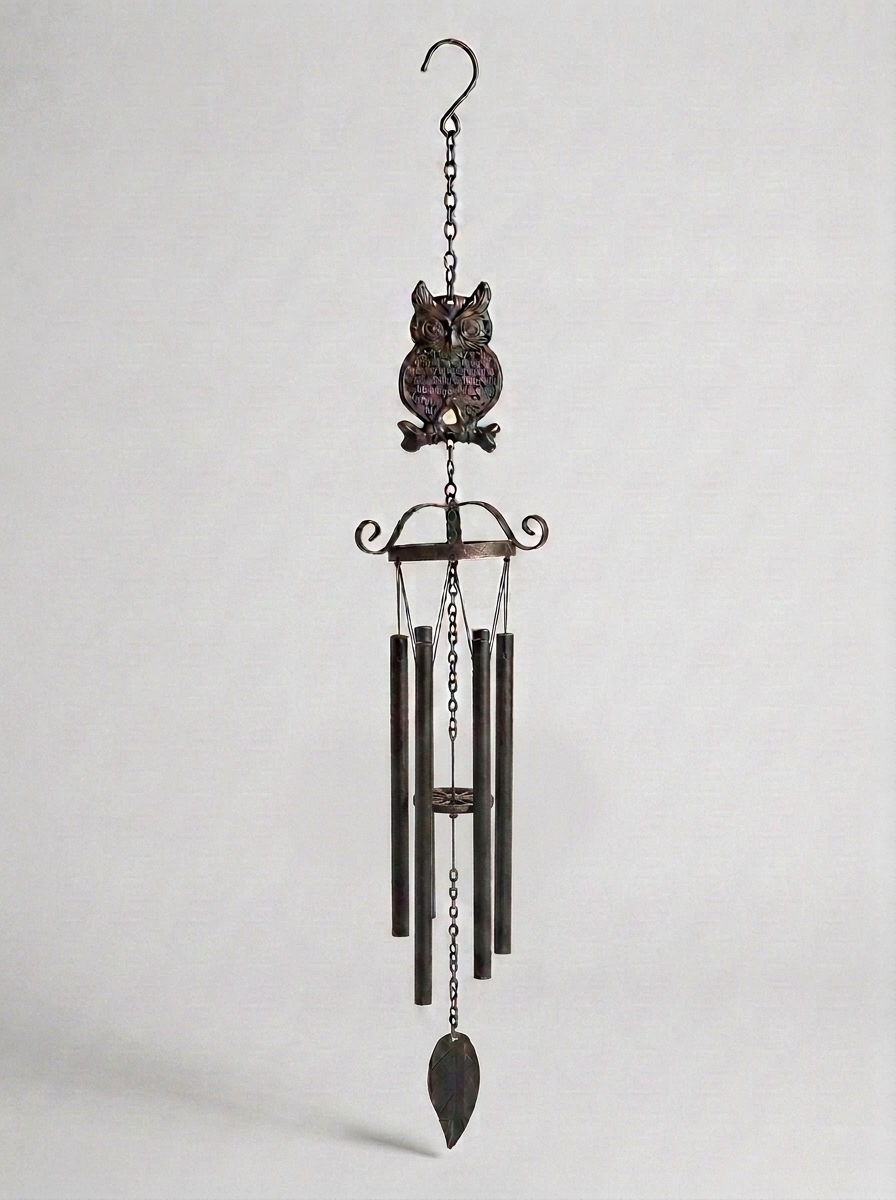 Metal wind chime, 10.2 × 10.2 × 90.2 cm, model X-GRM11