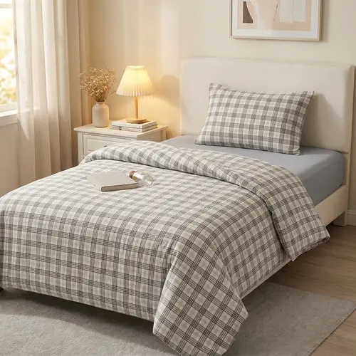 Yumshoq paxta effektli to'shak to'plami, bolalikdagi his-tuyg'ular bilan, Yagona o'lchamli, «Komfort» liniyasi, model X-BEDS12D