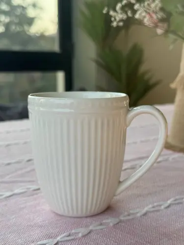 Ceramic Mug with Embossed Facets (400ml) MPL70