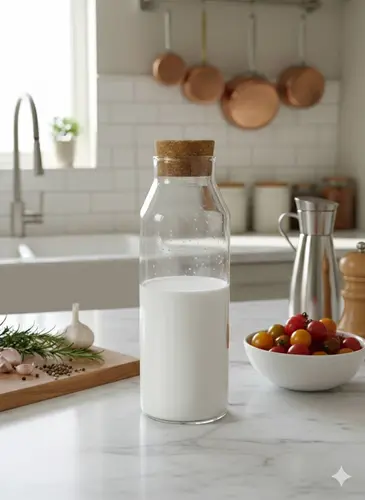 Glass Carafe with Cork Lid (1200 ml) X-GL12
