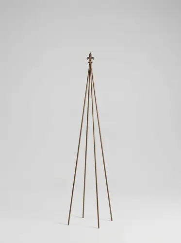 O'rmalovchi o'simliklar uchun piramida tayanchi, metall, 23 × 23 × 150,5 sm, model X-GRM5M