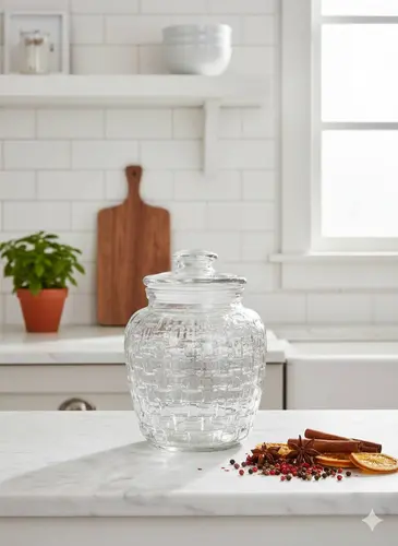 «Weave» Glass Storage Jar (2500 ml)