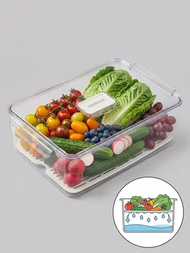 Drenajli muzlatgich uchun konteyner-organayzer, model X-RC1E