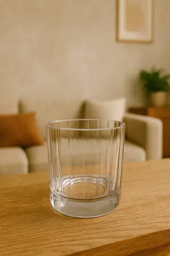 Siniqmas viski va kokteyl stakani «Roks» (Qovurg'ali akril) 260 ml
