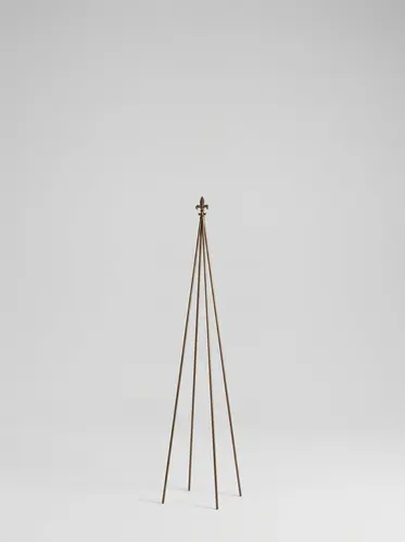 O'rmalovchi o'simliklar uchun piramida tayanchi, metall, 20 × 20 × 120 sm, model X-GRM5S