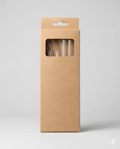 4 ta shisha somon va tozalash cho'tkasi to'plami, model X-GL31