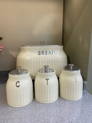 Metal kitchen container set (4 pcs) KC4A