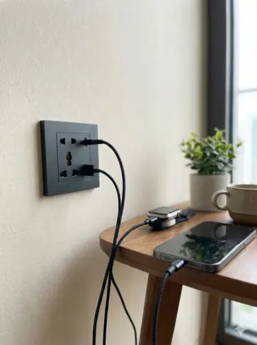 XUSH Ko'p funksiyali devor rozetkasi (USB, Type-C portlari bilan) X-SOCK