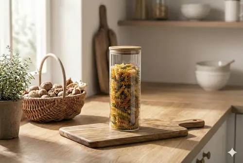 Glass Jar for Sugar and Grains 1200 ml