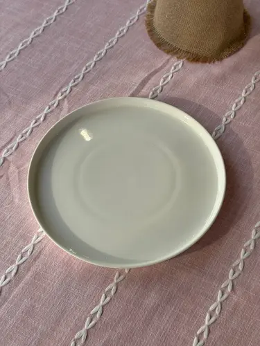Bortli yassi chinni likopcha (26sm) MPL69