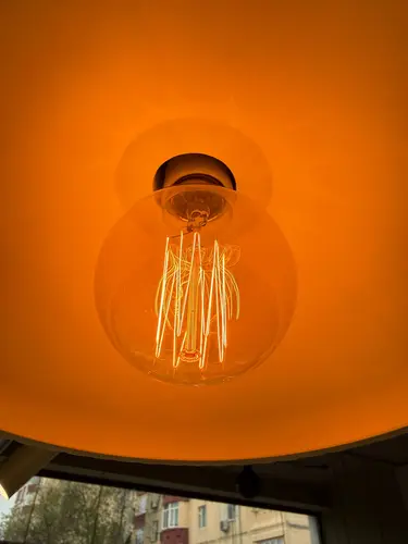 Edison lamp, 8cm, E27 socket, X-EDIS-M