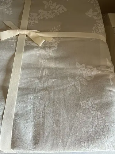Yotoq to'plami "Gullar vodiysi", 100% paxta Jakard, kulrang