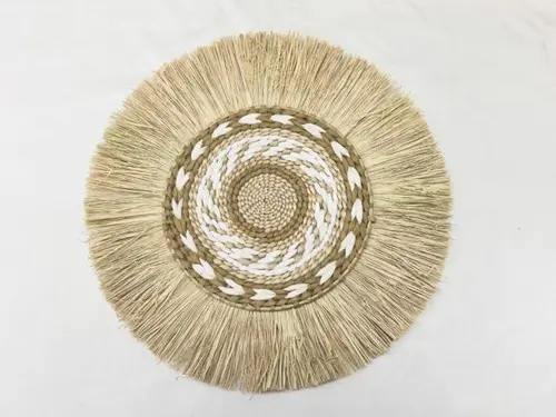 Tropical wall decor with woven pattern, WDC2 model