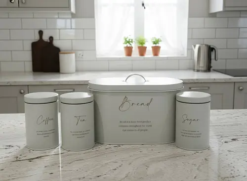 Metal Kitchen Container Set (4 pcs)