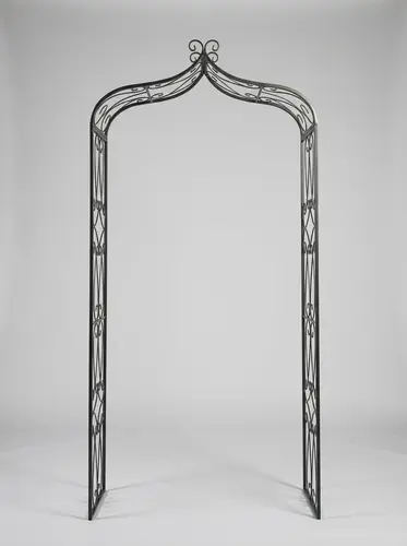 Tor bog' arkasi, metall, 100 × 35 × 215 sm, model X-GRM9