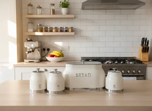 Metal Kitchen Container Set (4-piece)