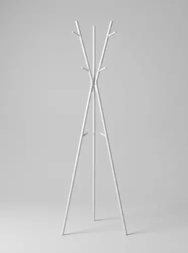 Devorga osiladigan kiyim ilgich, metall, 63 × 63 × 169 sm, model X-GRM13