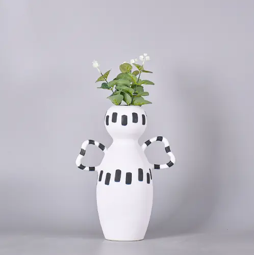 Noyob qo'lda ishlangan keramik vaza X-VASE-V31