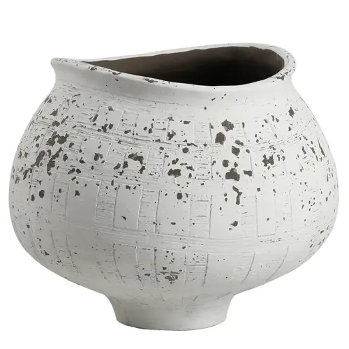 Florenco qora sachratmali qo'lda ishlangan vaza X-VASE27XL