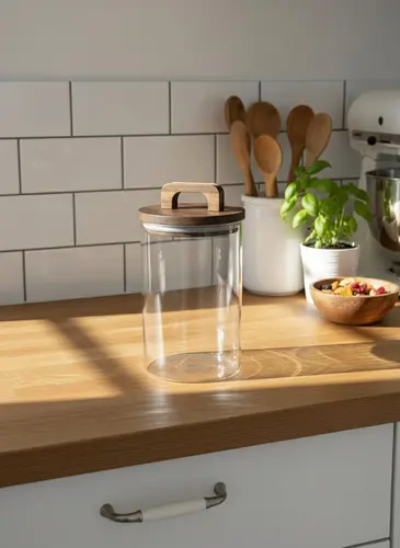 Glass Storage Jar 1250ml X-SX1D