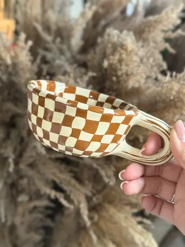 Stylish Chess Print Mug