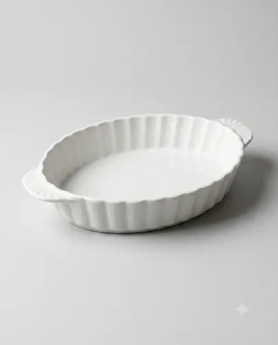 Issiqqa chidamli chinni pirog idishi, 26sm x 20sm, model X-CB3M